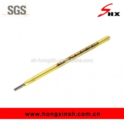 hospital clinical diagnostic glass mercury thermometer